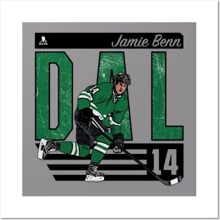 Jamie Benn Dallas City Posters and Art